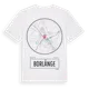 White t-shirt med Borlänge t-shirt