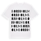 Bornholm ordlek t-shirt