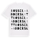 Bossel-Anderskitt ordlek t-shirt