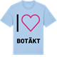 Blue Soul t-shirt med Jag älskar Botäkt t-shirt stort tryck