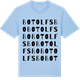 Blue Soul t-shirt med Botolfsbo ordlek t-shirt