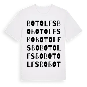 Botolfsbo ordlek t-shirt – ekologisk bomull t-shirt från Pinshirt