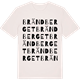 Vintage White t-shirt med Brändberget ordlek t-shirt