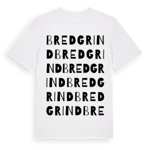Bredgrind ordlek t-shirt – ekologisk bomull t-shirt från Pinshirt