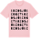Pink Cotton t-shirt med Bredsjöberget ordlek t-shirt