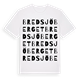 White t-shirt med Bredsjöberget ordlek t-shirt