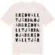 Vintage White t-shirt med Bredvalltjärnkojan ordlek t-shirt