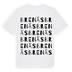 Brenäs ordlek t-shirt – ekologisk bomull t-shirt från Pinshirt