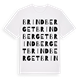 Brindberget ordlek t-shirt
