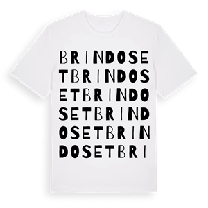 Brindoset ordlek t-shirt – ekologisk bomull t-shirt från Pinshirt