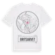 White t-shirt med Britsarvet t-shirt