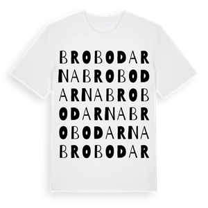 Brobodarna ordlek t-shirt – ekologisk bomull t-shirt från Pinshirt