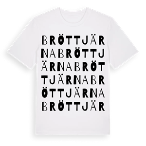 Bröttjärna ordlek t-shirt – ekologisk bomull t-shirt från Pinshirt