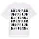 Brunna ordlek t-shirt