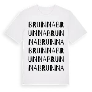 Brunna ordlek t-shirt – ekologisk bomull t-shirt från Pinshirt
