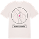 Vintage White t-shirt med Brunna villaområde t-shirt