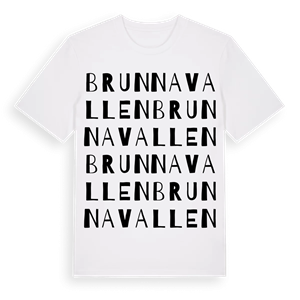 Brunnavallen ordlek t-shirt – ekologisk bomull t-shirt från Pinshirt