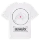 White t-shirt med Brunnbäck t-shirt