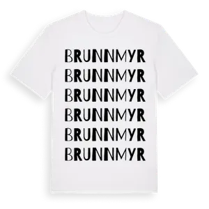 Brunnmyr ordlek t-shirt – ekologisk bomull t-shirt från Pinshirt