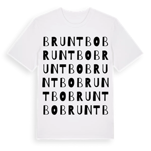 Bruntbo ordlek t-shirt – ekologisk bomull t-shirt från Pinshirt