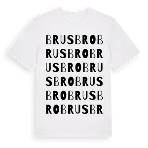 Brusbro ordlek t-shirt – ekologisk bomull t-shirt från Pinshirt