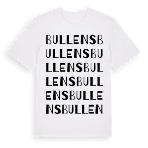 Bullens ordlek t-shirt – ekologisk bomull t-shirt från Pinshirt