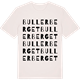 Vintage White t-shirt med Bullerberget ordlek t-shirt