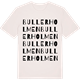Vintage White t-shirt med Bullerholmen ordlek t-shirt