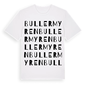 Bullermyren ordlek t-shirt – ekologisk bomull t-shirt från Pinshirt