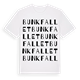 Bunkfallet ordlek t-shirt