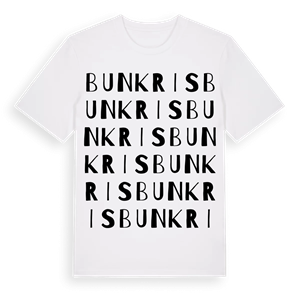 Bunkris ordlek t-shirt – ekologisk bomull t-shirt från Pinshirt