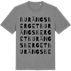 Mid Heather Gray t-shirt med Burängsberget ordlek t-shirt