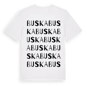 Buska ordlek t-shirt – ekologisk bomull t-shirt från Pinshirt