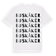 White t-shirt med Buskåker ordlek t-shirt