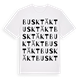 Busktäkt ordlek t-shirt
