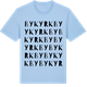 Blue Soul t-shirt med By kyrkby ordlek t-shirt