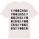 Vintage White t-shirt med Byggens ordlek t-shirt
