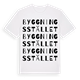 Byggningsstället ordlek t-shirt