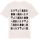 Vintage White t-shirt med Bytjärnbodarna ordlek t-shirt