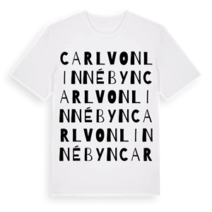 Carl von Linné byn ordlek t-shirt – ekologisk bomull t-shirt från Pinshirt