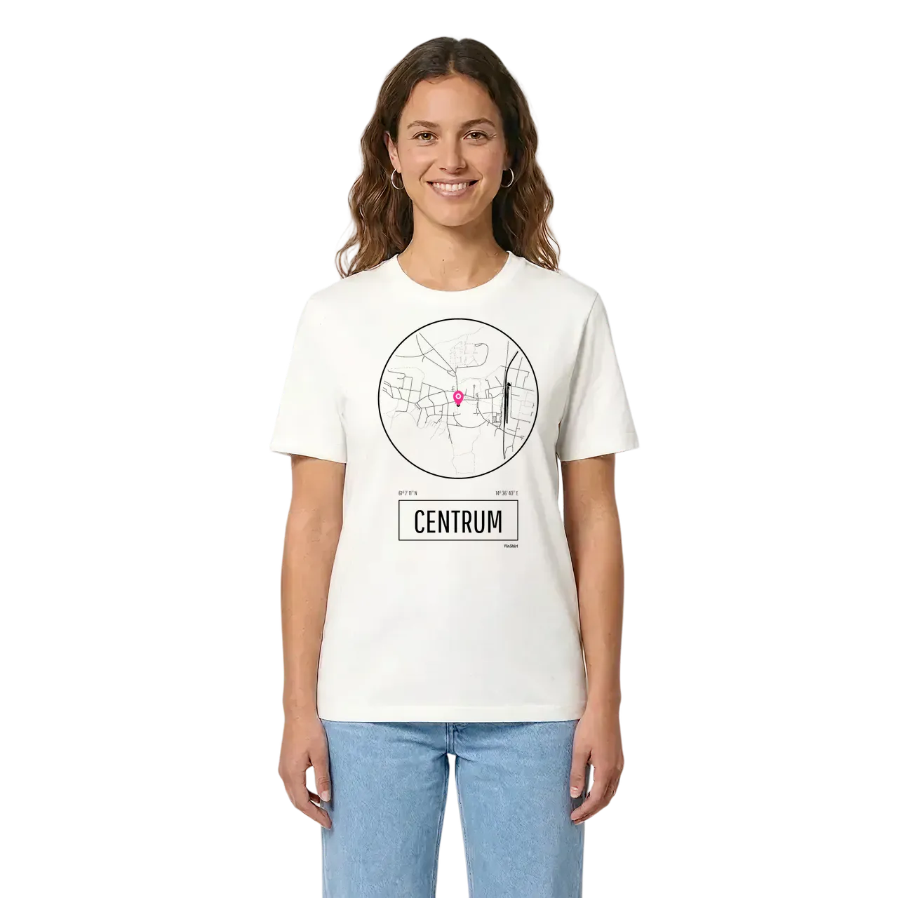 Centrum t-shirt i miljö