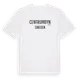 White t-shirt med Centrumbyn i Sverige t-shirt