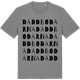 Mid Heather Gray t-shirt med Daddbodarna ordlek t-shirt