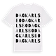 Dagkarlsbo ordlek t-shirt