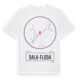 White t-shirt med Dala-Floda t-shirt