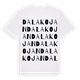 Dalakojan ordlek t-shirt