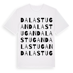 Dalastugan ordlek t-shirt – ekologisk bomull t-shirt från Pinshirt