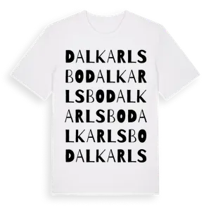 Dalkarlsbo ordlek t-shirt – ekologisk bomull t-shirt från Pinshirt
