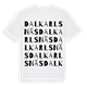 Dalkarlsnäs ordlek t-shirt