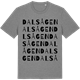Mid Heather Gray t-shirt med Dalsågen ordlek t-shirt
